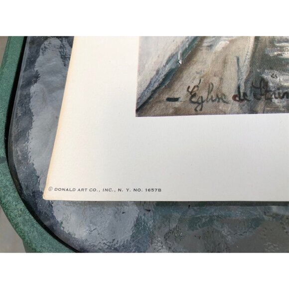 Vintage Art Prints MONTMARTRE SCENES By Utrillo Set of 4 - Picture 4 of 10